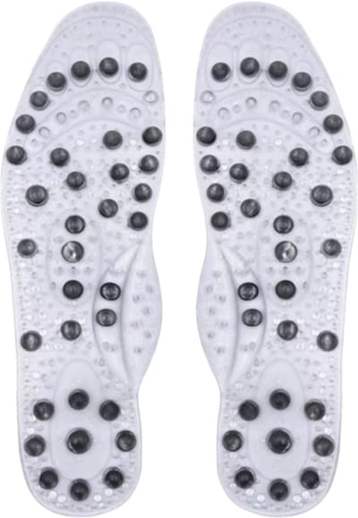 Magnetische Inlegzolen voor Acupressuur en Massage – 68 Magneten voor Verbeterde Voetgezondheid, Afslanken, Pijnverlichting en Vermoeide Voeten – Unisex – Zolen voor Voetpijn, Gezonde Voeten, Massages – Schoenmaat S (EU 35-40)