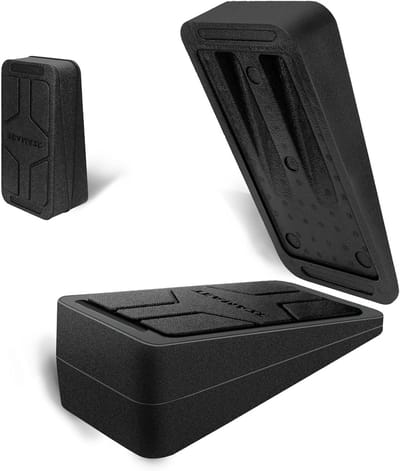 Set van 3 Verstelbare Kuitstretchers, Antislip Rubber Squat Wedge voor Fysiotherapie en Thuisoefeningen, Ideaal voor Kuitversterking en Flexibiliteit