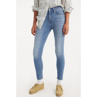 Levi's 721™ High Rise Skinny Performance Jeans Maat: W24L30 | Skinny Jeans Outlet | Dames | Blauw