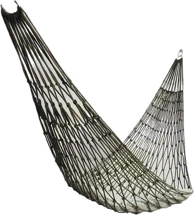 Hangmat - Kampeerhangmat Buiten - Ontspannen in de natuur - Hoge draagkracht 200kg - 10L x 10B mm - Legergroen