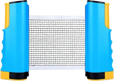 Verstelbaar en Draagbaar Tafeltennisnet voor Tafeltennis, Bureau en Eettafel - Uitrekbaar tot 170 cm, Ideaal voor Thuis en Sportactiviteiten