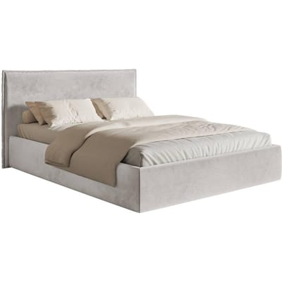 Bedframe Esmay velvet 200 x 200 cm | NADUVI Collection