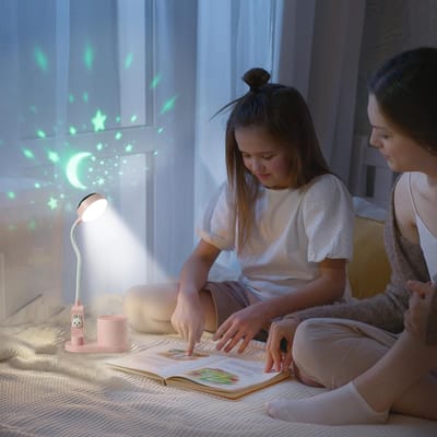 led-tafellamp - bureaulamp voor lezers, werken, studeren / bureaulamp voor kinderen lezen