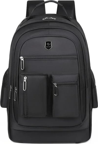 Mygroot - Reisrugzak Met Wielen - Grote Capaciteit - Meerlaagse Trolley - Bagagetas - Multifunctionele Weekendtas - Rugzak – Zwart.