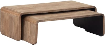 DTP Home Coffee table Evo,30x95x40 cm / 35x110x50 cm, recycled teakwood