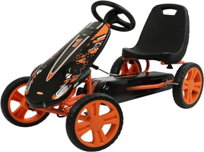 JCP® Skelter - Tot 50 kg - Skelter 6 tot 12 Jaar - Skelter 4 Jaar - Oranje - 107cm x 52cm x 60cm