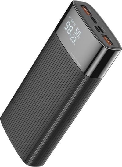 DrPhone KL1 Powerbank 20000mAh – Snelladen 3.0 & PD 3.0 – Nood Externe Batterij met Smart LED Display – 74Wh – Zwart