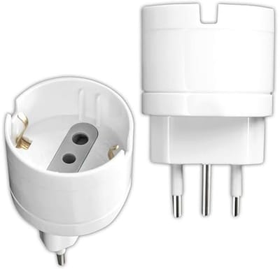 Adapter Schuko Stekker 16A - Enkel Stopcontact 10A - Bypass voor Thuis, Kantoor en Winkel
