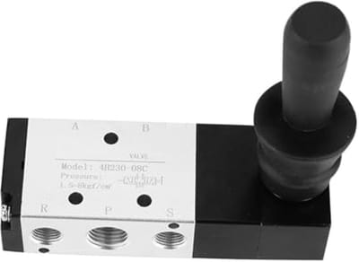 Dailygoods- Pneumatische Klep - 5 Levens/3 Posities - Druksterkte 0~0,8 MPa - Compact - Lichtgewicht - Hoge Afdichting - Regelklep
