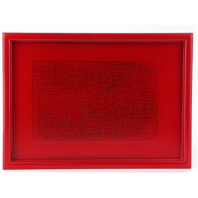 Houten Snackdienblad Voedsel Serveerblad Thee Ceremonie Houder voor Thuis Keuken RestaurantRood rood