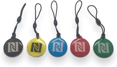NFC-tags met hoge opslagcapaciteit en elegant design | Waterdicht en krachtig | Gemengde kleuren