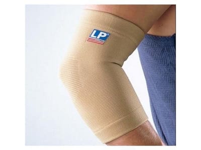 LP Elastische Elleboogkous 953 - Beige - Maat S
