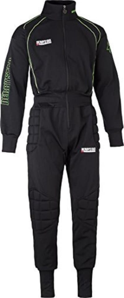 Keeperoverall Basic Pro - Doelman pak - Sport Bescherming - Ergonomische kussens - 220 g/m² - Zwart
