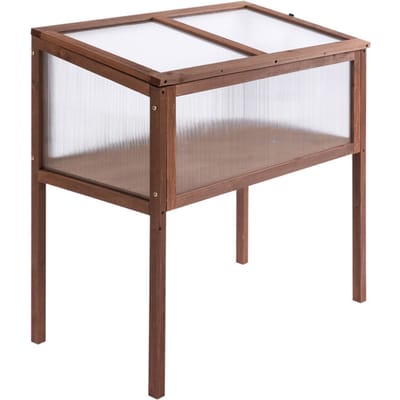 4goodz Houten kweekkas / moestuin op poten 845-472 50x90x93 cm