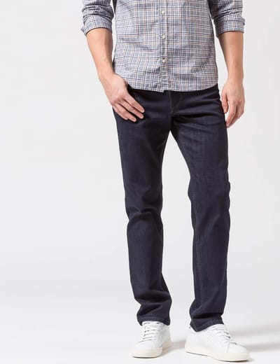 Brax Heren Jeans  Style COOPER DENIM, denim donkerblauw, maat 30/30