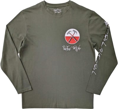 Pink Floyd - The Wall Hammers Logo Longsleeve shirt - S - Groen
