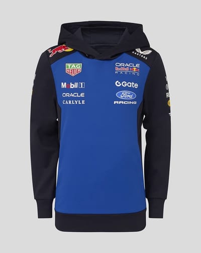 Red Bull Racing Teamline Kids Hoody 2026 Maat JXL (164) - Max Verstappen - Isack Hadjar