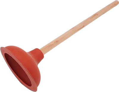 Extra lange houten plunjer - Duurzaam en effectief voor toilet en gootsteen verstoppingen