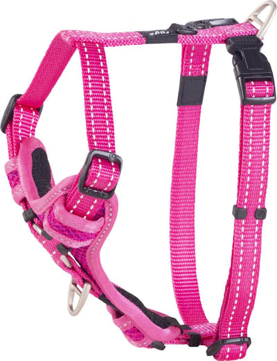 Rogz Utility Control Tuig Roze - Hondenharnas - M 32-52x1.6 Cm