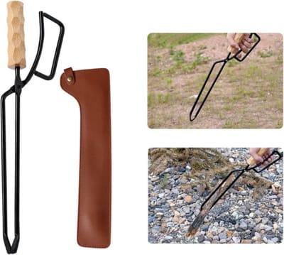 Haardtang - Houttang - Openhaard Gereedschap - Kolentang - Openhaard Tang - Houttang voor Houtkachel