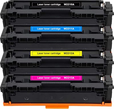 Toners Geschikt voor HP 207X (met chip) | Multipack van 4 toners EXTRA paginaopbrengst - Geschikt voor HP Color LaserJet Pro M255DW, M255NW, MFP M282NW, M283FDN en M283FDW (207A)