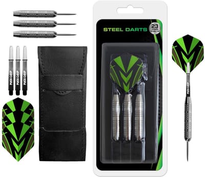 XQ MAX darts silver coated - 23 grams - steel dart