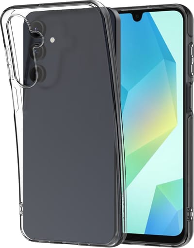 Cazy hoesje geschikt voor Samsung Galaxy A16 Hoesje Siliconen - Flexibele 100% GRS Case - Transparant
