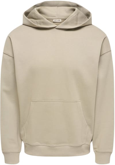 ONLY&SONS - ONSLUCAS OVZ LS HOODIE SWEAT - Heren - Sweaters