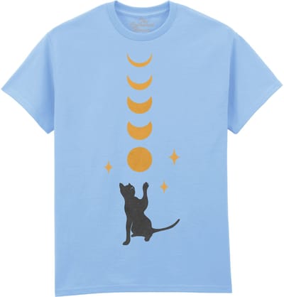 Katten Cat And Moon Up! The Coloured House T-shirt M
