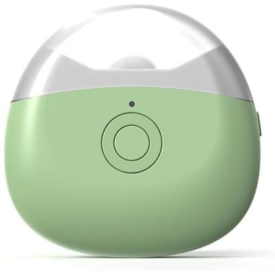 USB elektrische nagelknipper met LED-licht Automatische nagelslijpmachine met 2 snelheden voor mini-manicurehulpmiddelen voor baby's en volwassenen groen