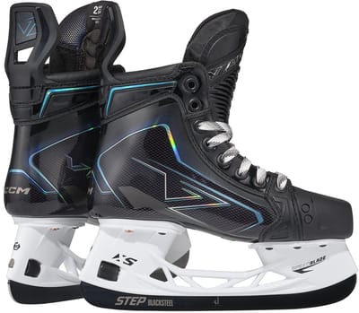 CCM Vizion IJshockeyschaatsen - Junior - Maat 35.5 - Step Blacksteel - Speedblade XS