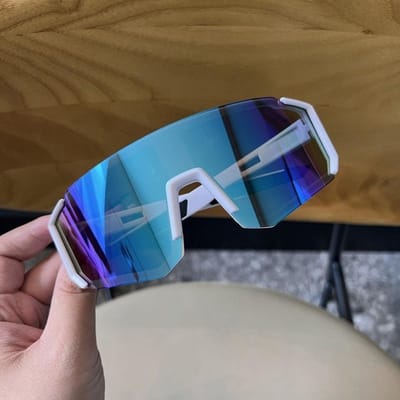 Lunettes de sport Lunettes de soleil pour vélo Lunettes de soleil pour alpinisme Pare-soleil pour vélo Lunettes de soleil blue