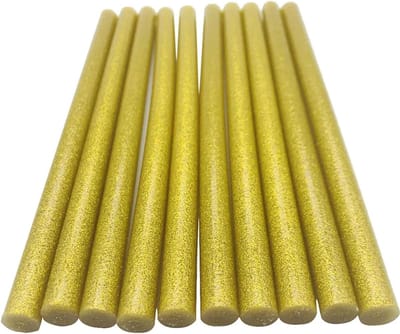 Lijmsticks - Reparatielijm - Hobby projecten - Sterke kleefkracht - 11x200mm 30 stuks - Goudkleurig
