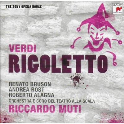 CD GIUSEPPE VERDI , RICCARDO MUTI , OR - Rigoletto 88697448212 Sony Classical 2009 Europa Klassiek Gebruikt blue