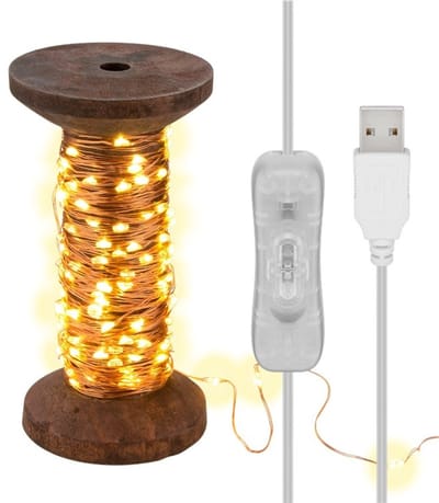 Goobay 60342 decoratieve verlichting Sprookjesverlichting Bruin, Transparant 150 lampen LED