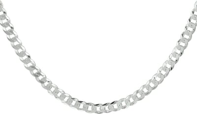 Juwelier Emo - Gourmet Ketting Zilver 925 - Gerhodineerd - Breedte 4.8 mm - Lengte 50CM