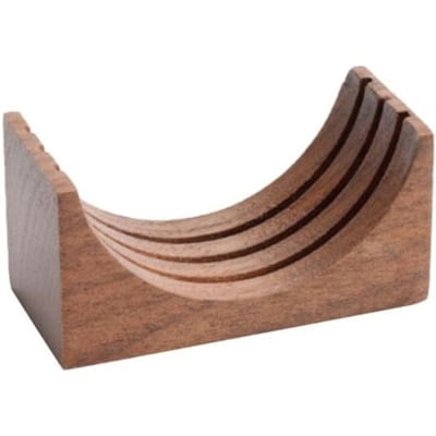 Espresso Koffie Puck Scherm Standaard, Herbruikbare Houten Walnoot Standaard voor 51/53/58mm Espresso Portafilter Puck Scherm brown