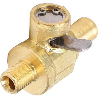 Motorolie Aftapkraan met Pakking Hendelclip M10?1.25 Roestvrij Staal Messing voor Auto's Lichte Vrachtwagens