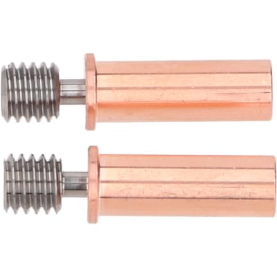 2 STKS Bimetallische Heatbreak Ti Legering en Koper Thermische Isolatie Heat Break Vervanging voor Kobra 2 Pro 3D-printers