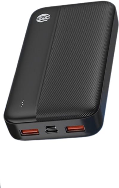 MG – Draagbare Powerbank – 2 Apparaten Tegelijk Opladen – 20000Mah Zwart