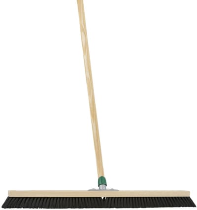 Betra Magazijnbezem - extra breed 100 cm - Binnenbezem - FSC hout - zachte paardenhaar kop - steel 150 cm