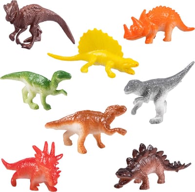 Boland - Set 8 dinosaurussen - Pinata vulling - Uitdeelcadeautjes - Verjaardag