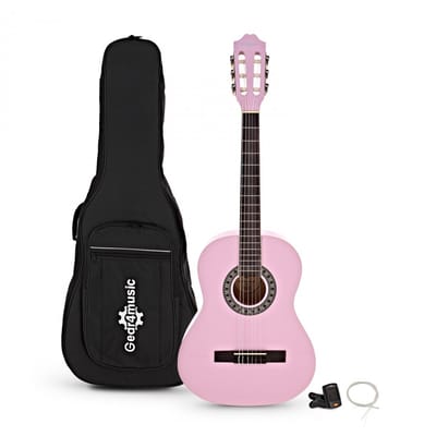 3/4 Klassiek Gitaarpakket van Gear4music, Roze