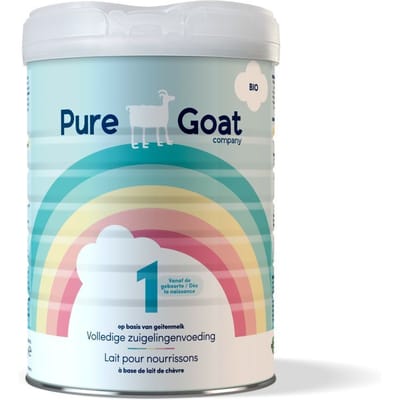 Pure Goat Zuigelingenvoeding 1 – Bio Geitenmelk Babyvoeding – 0-6 Maanden – 800g