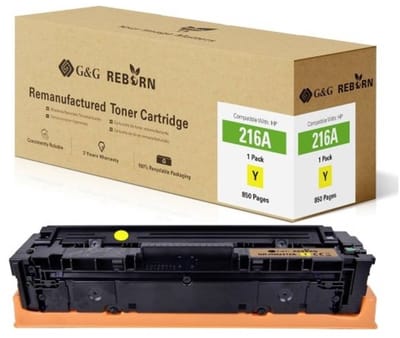 G&G Toner vervangt HP 216A Compatibel Geel 850 bladzijden Reborn remanufactured 21291