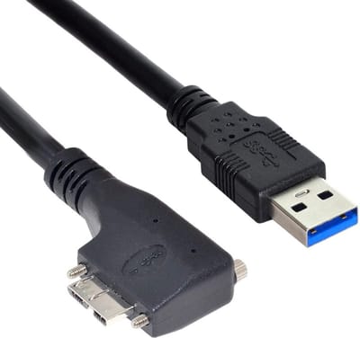 CY USB A to Micro B 3.0 Data Cable for Camera Cable 3.94ft Mount Micro USB to USB Cable Adapter - ShopVlot