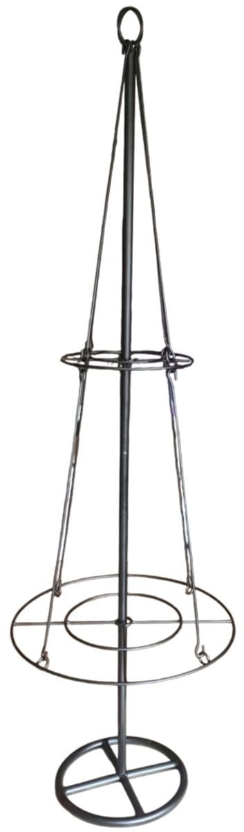 Mica Decorations Ornamenten Boom hanger zwart H105 x D32cm