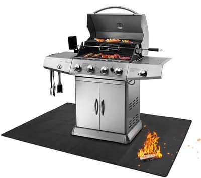 Dailygoods- Brandbeveiliging Mat 76 x 52 Inch - Warmtebeschermingsmat - Waterdicht - Brandwerend - Oliebestendig - Hoge temperatuur resistent - Grillmat