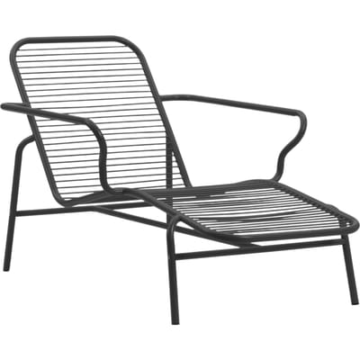 Normann Copenhagen Vig Garten Ligstoel - zwart/zwart