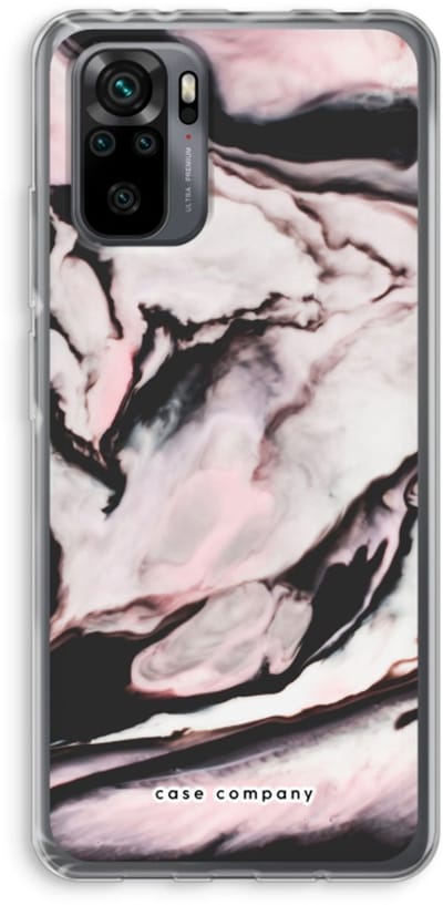 Case Company® - Hoesje geschikt voor Xiaomi Redmi Note 10 Pro hoesje - Roze stroom - Soft Cover Telefoonhoesje - Bescherming aan alle Kanten en Schermrand
